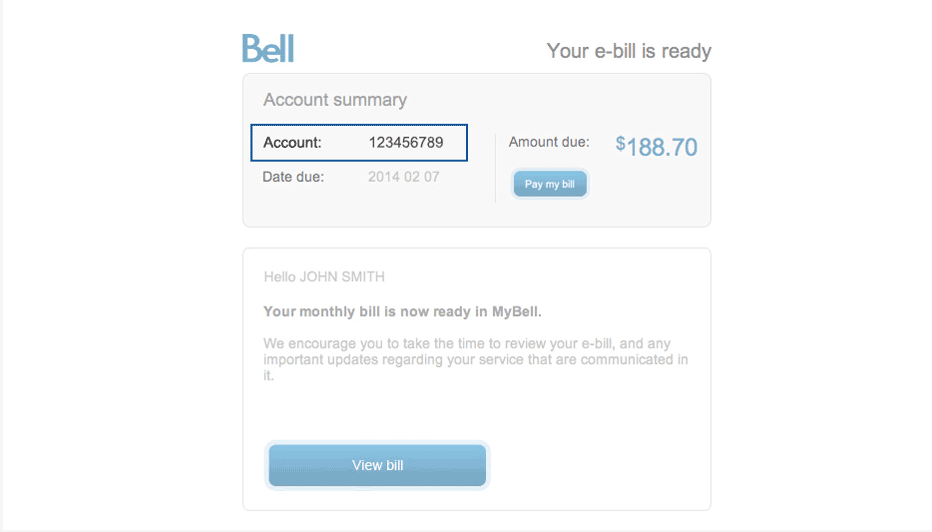 Bell Account Log In MyBell